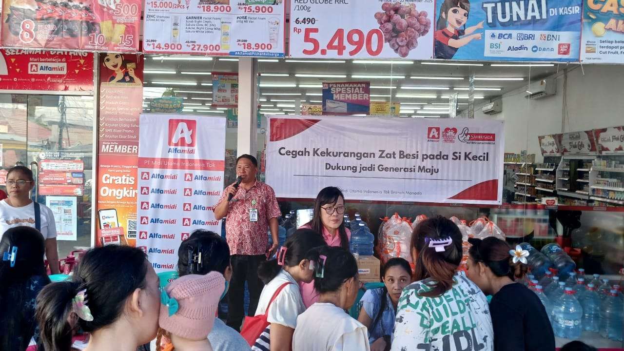 RRI - Alfamidi-SGM Eksplor Edukasi Zat Besi Anak di Manado