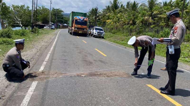 RRI.co.id - Polisi Selidiki Kecelakaan Sebabkan Pemotor Asal Nambo Tewas